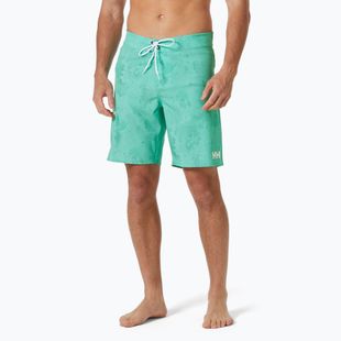 Men's Helly Hansen HP Board 9" 3.0 lagoon sea map camo aop swim shorts