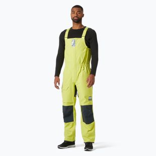 Helly Hansen men's sailing trousers Pier 4.0 Bib cyber lime