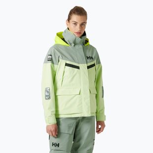 Helly Hansen Pier 4.0 washed lime women's sailing jacket
