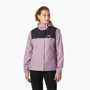 Helly Hansen women's rain jacket Vancouver purple clay