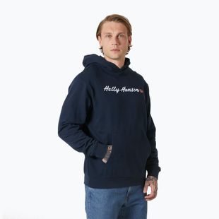 Men's hoodie Helly Hansen Core Graphic Sweat Hoodie navy