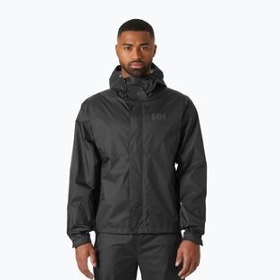 Helly Hansen men's rain jacket Loke black