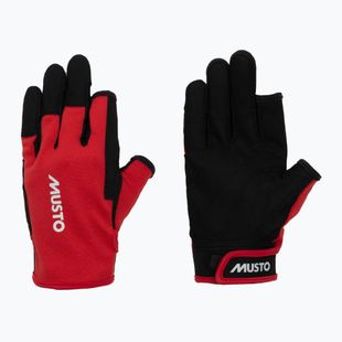 Musto Essential Sailing Long Finger 2.0 true red sailing gloves