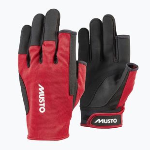 Musto Essential Sailing Long Finger 2.0 true red sailing gloves