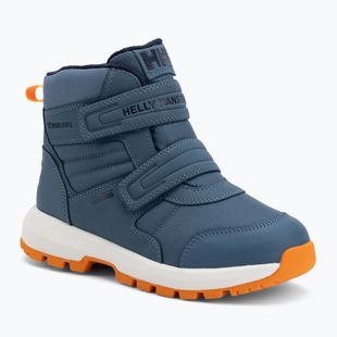 Helly Hansen Jk Bowstring Boot HellyTech children's snow boots washed navy/papaya