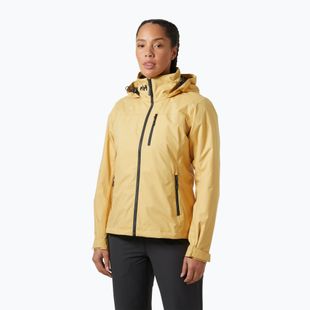 Women's sailing jacket Helly Hansen Crew Hooded Midlayer 2.0 sand