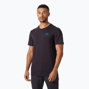 Men's Helly Hansen Nord Graphic black grape T-shirt