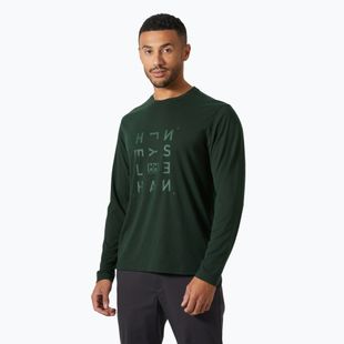 Men's Helly Hansen Skog Graphic dark jungle longsleeve