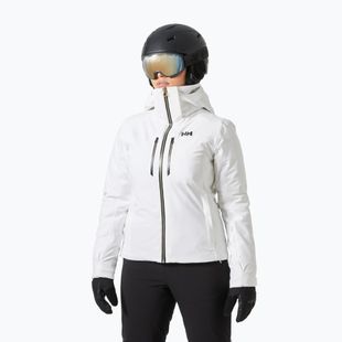 Women's ski jacket Helly Hansen Alphelia Lifaloft white