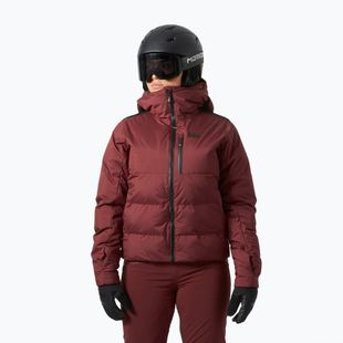 Helly Hansen women's ski jacket Kvitfjell Race Puffy mars red