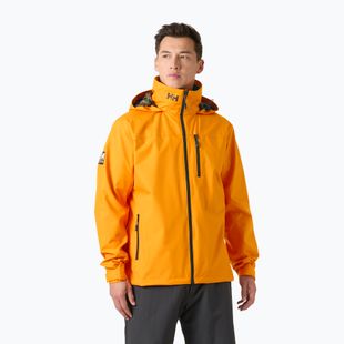Men's sailing jacket Helly Hansen Crew Hooded 2.0 ignite orange