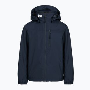 Children's sailing jacket Helly Hansen Crew Hooded Jr 41813 navy