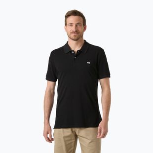 Men's polo shirt Helly Hansen Elba Fitted Polo black