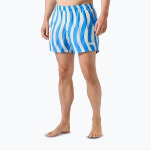Men's sailing shorts Helly Hansen Newport Trunk 4.5" ultra blue floating stripe