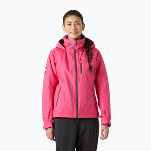 Women's sailing jacket Helly Hansen Crew Hooded Midlayer 2.0 hot pink