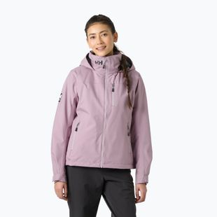 Women's sailing jacket Helly Hansen Crew Hooded Midlayer 2.0 purple play