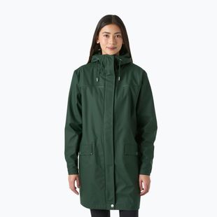 Women's raincoat Helly Hansen Moss Rain Coat dark jungle