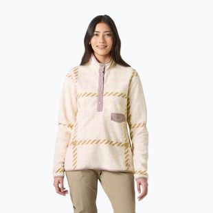 Women's fleece sweatshirt Helly Hansen Maridalen Printed Fleece pink shake broxburn plaid