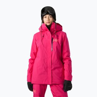 Women's ski jacket Helly Hansen Powshot cranberry