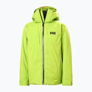 Children's ski jacket Helly Hansen Alpha luminous green
