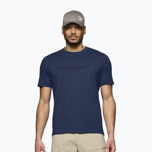 Men's T-shirt NORRONA Cotton Viking indigo night