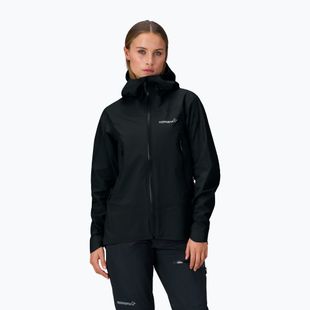 Women's waterproof jacket NORRONA Falketind Gore-Tex cavlar black