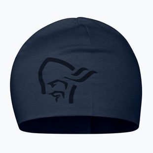 Winter hat NORRONA PureUll 180 Beanie indigo night