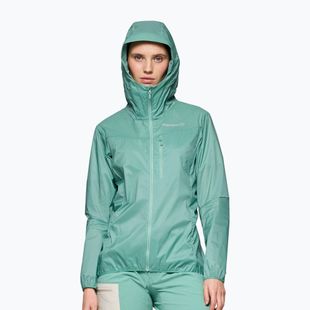 Women's wind jacket NORRONA Faketind Aero60 Zip Hood aqua haze
