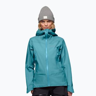 Women's rain jacket NORRONA Falketind Gore-Tex brittany blue