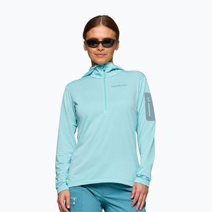 Women's trekking sweatshirt NORRONA Falketind Warm1 Hood aqua haze/trooper
