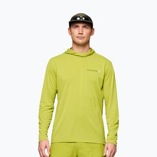Men's trekking sweatshirt NORRONA Femund Tech Hood golden lime