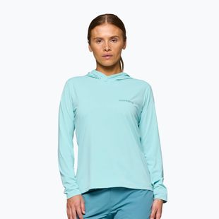 Women's trekking sweatshirt NORRONA Femund Tech Hood aqua haze