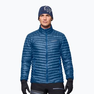 Men's down jacket NORRONA Trollveggen Down800 Super Light dark blue