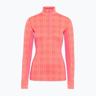 Women's thermal sweatshirt KARI TRAA Rose Half Zip bubblegum