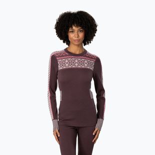 Women's thermal sweatshirt KARI TRAA Ines cocoa powder