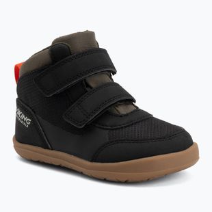 Children's barefoot shoes Viking Aspen Barefoot Mid 2V Waterproof black