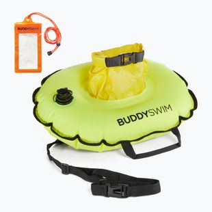 Safety buoy BuddySwim Hydrastation 10 l yellow