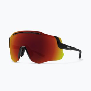 Smith Momentum black/chromapop red mirror sunglasses