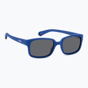 Polaroid PLD K008/S matte blue/grey polarised children's sunglasses