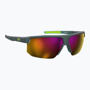 Under Armour Driven/G S3 yellow teal/pink mirror men's sunglasses