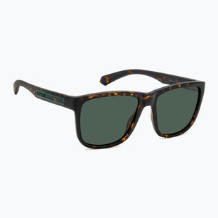 Polaroid PLD 2155/S men's matte brown havana/green polarised sunglasses