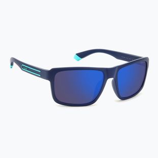 Polaroid PLD 2158/S matte blue/blue mirror polarised men's sunglasses