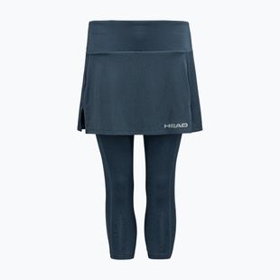Women's tennis skirt HEAD Club 3/4 Tights Skort navy