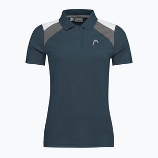 Women's tennis polo shirt HEAD Club 22 Tech Polo navy