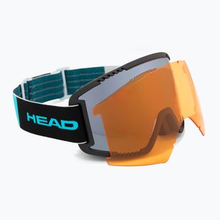 Ski goggles HEAD Contex Pro 5K Race chrome/rd/5k chrome/orange