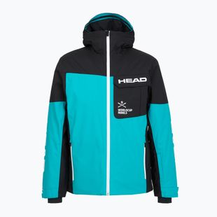 Men's ski jacket HEAD Race Nova black/blue