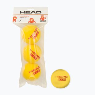 HEAD Tip Red Foam children's tennis balls 3 pcs yellow 578363