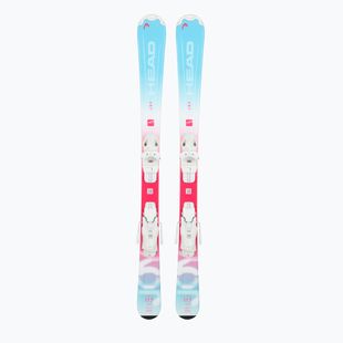 Children's Downhill Skis HEAD Joy Easy JRS + Bindings Jrs 4.5 GW CA mint/pink