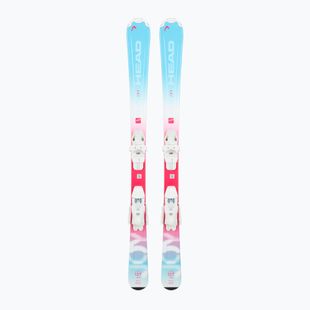 Children's Downhill Skis HEAD Joy Easy JRS + Bindings Jrs 7.5 GW CA mint/pink