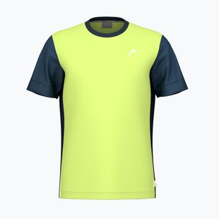 HEAD Slice lime men's tennis shirt